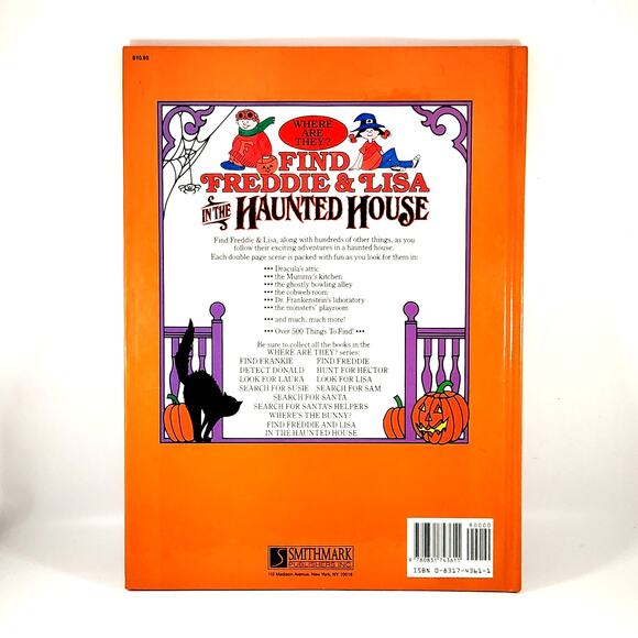 Find Freddie & Lisa in the Haunted House | Vintage 1991 Halloween Search Book - Picture 3 of 10